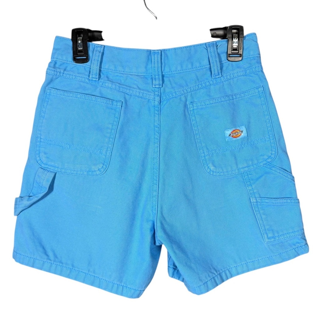 Dickies Denim Utility Shorts Women’s 29 Blue High Rise 4.5” Inseam Mom Summer